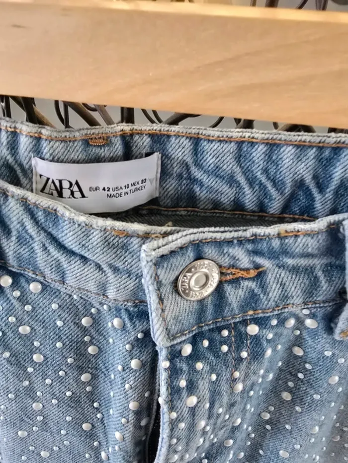 Jeans perles Zara - photo numéro 3