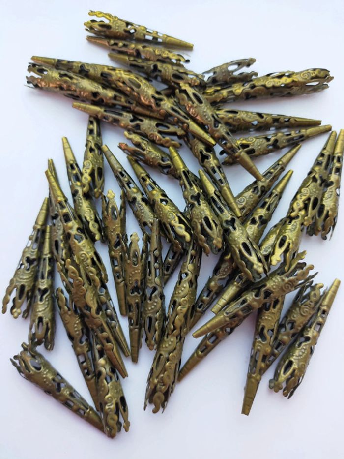 50 calottes bronze pour bijoux Lot n°2299