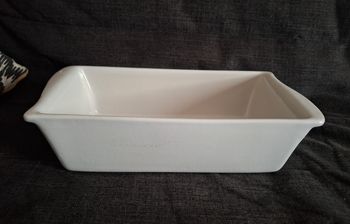 Plat à  terrine blanc