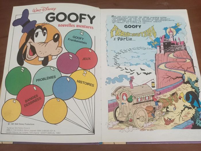 Livre vintage Walt Disney les nouvelles aventures de goofy - photo numéro 8