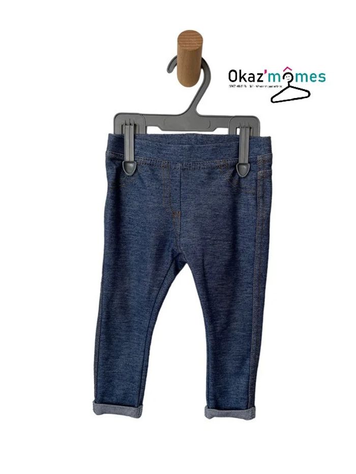 Legging bleu denim (jegging) - Zara Babygirl 9-12 mois (80cm)