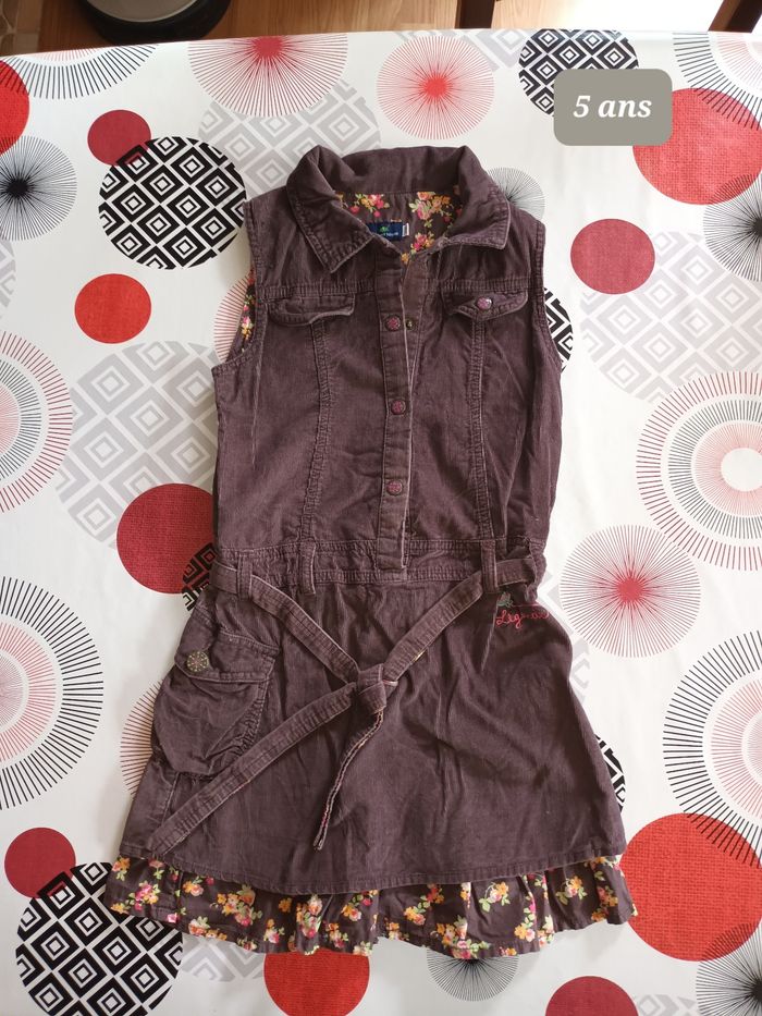 Robe velour Sergent Major taille 5 ans