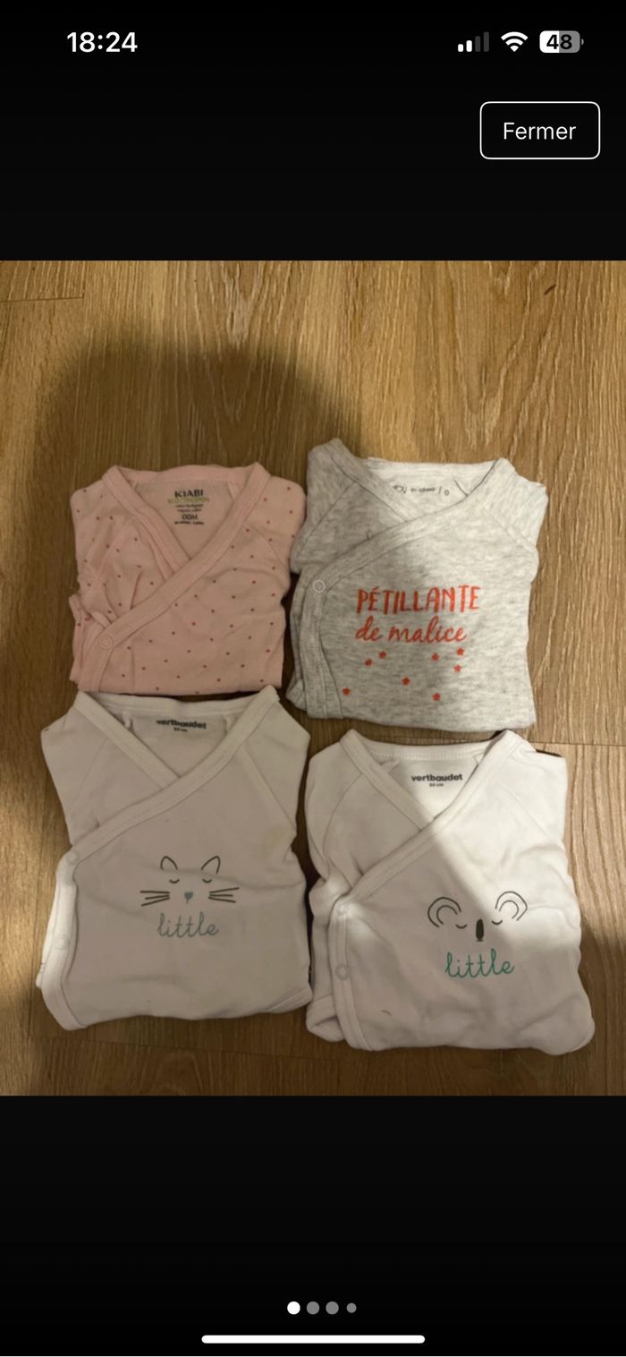 Lot 4 bodies ML naissance