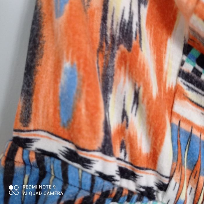 Robe bustier orange à motifs t38 Bershka - photo numéro 6