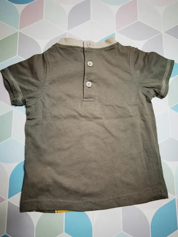 D4604 - tee-shirt garçon 12 mois - photo numéro 3