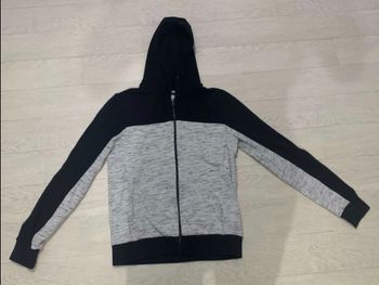 Veste noir et grise S