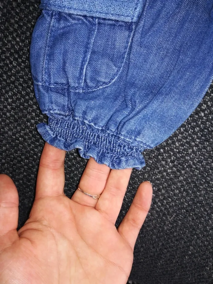 Lot de 2 jolis pantalons, bébé fille, 3mois - photo numéro 7