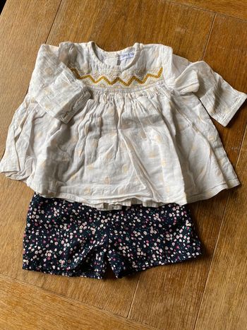 Ensemble blouse et short