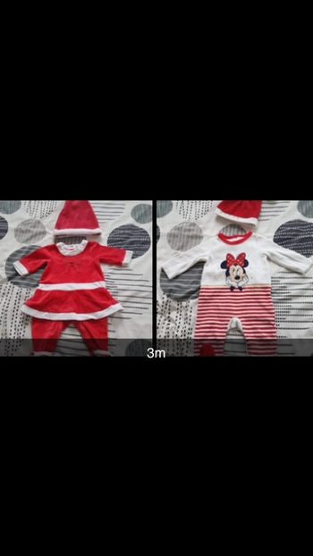 2 tenues de noël 3m
