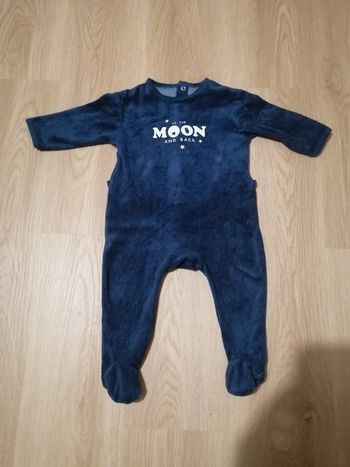 Pyjama velours 12 mois