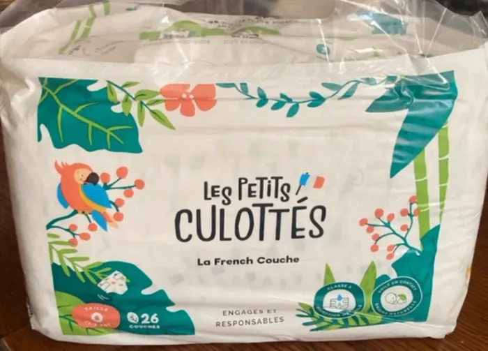 2 paquets de couches