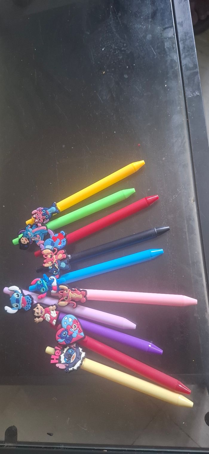 Lots stylos stitch - photo numéro 8