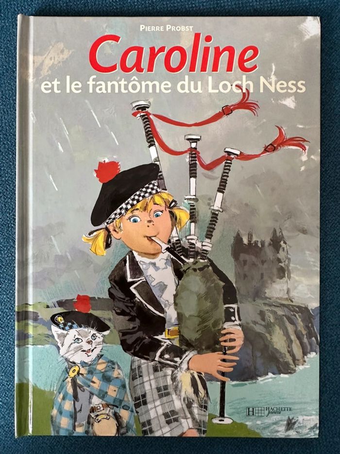 Caroline et le Fantôme du Loch Ness Ecosse livre bd album Pierre Probst kilt