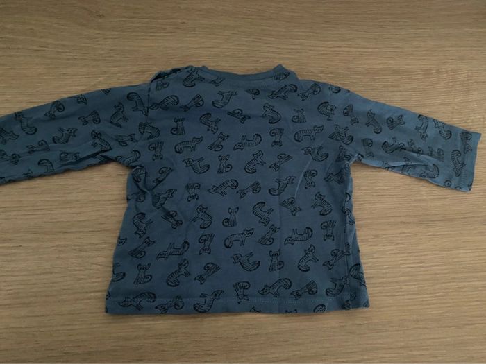 Lot 5 t-shirts manches longues 6 mois - photo numéro 6