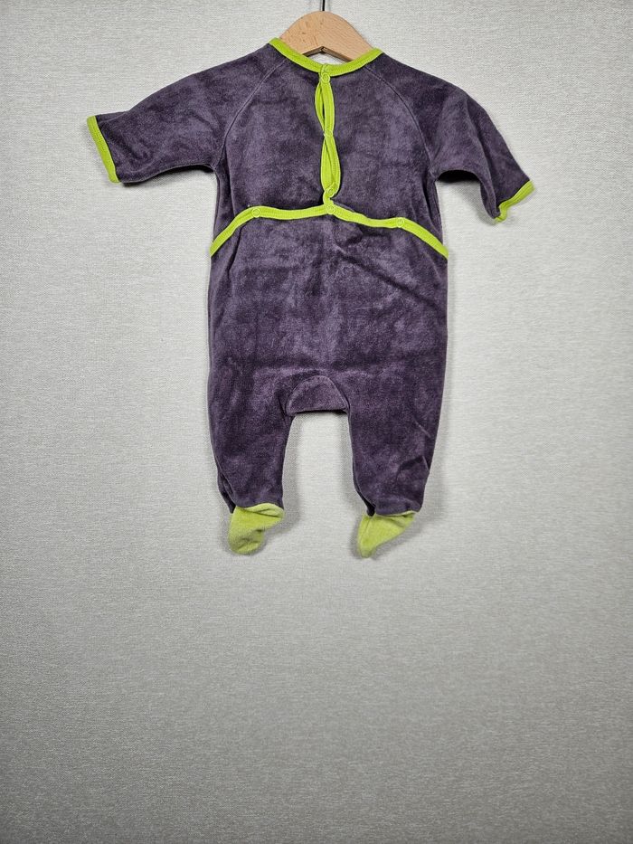 Pyjama velours kitchoun 3 mois 60 cm - photo numéro 6