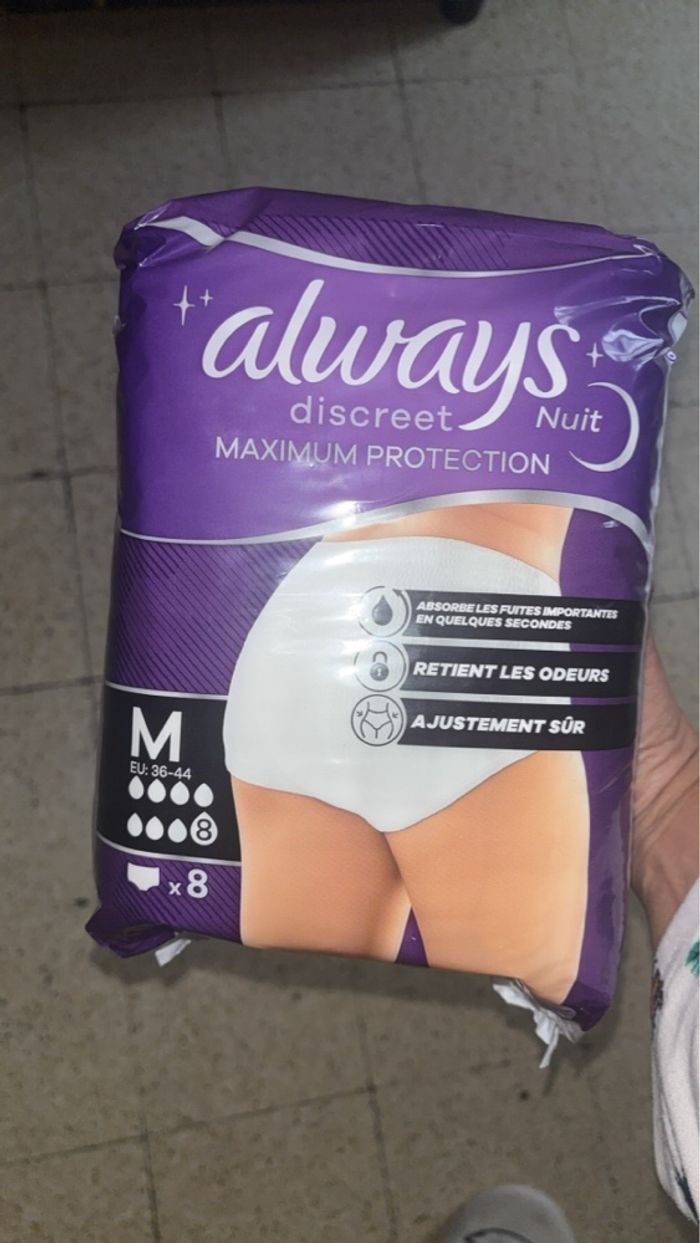 Culotte always discreet nuit par 8