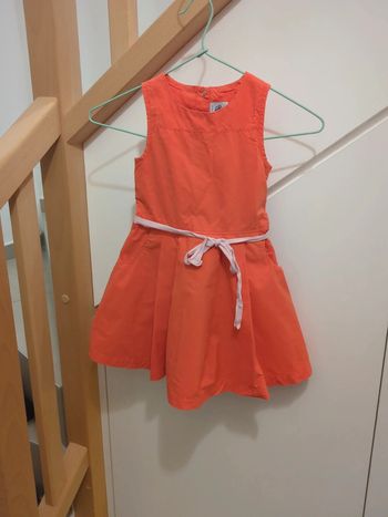 Robe petit bateau corail 4 ans