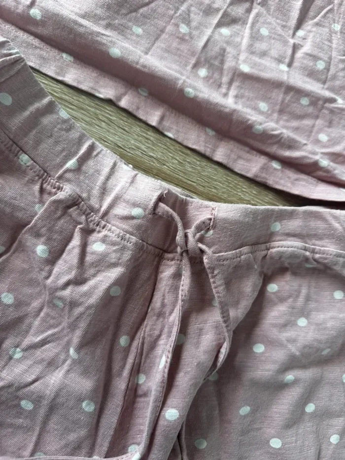 Pyjama 2 pièces à pois - photo numéro 2