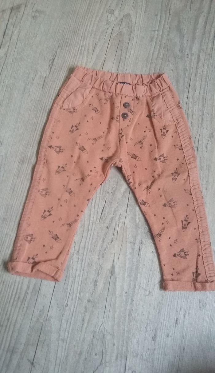 Pantalon en coton 18 mois Kiabi - photo numéro 2