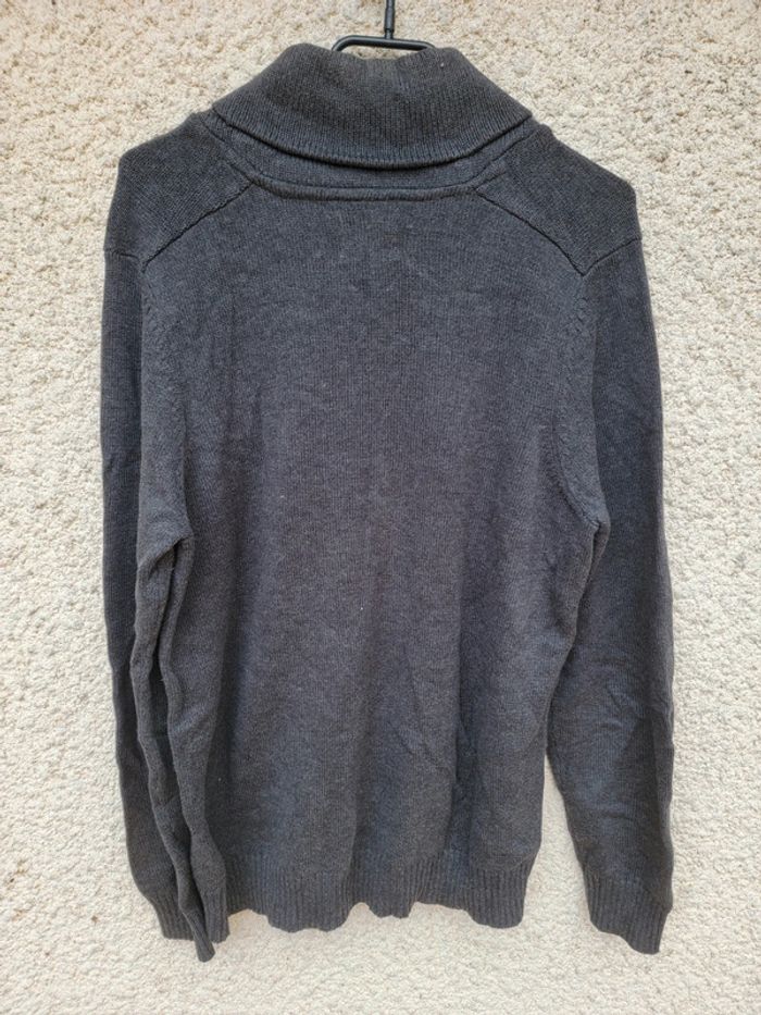 Pull sweat col roulé vintage old money laine - photo numéro 3