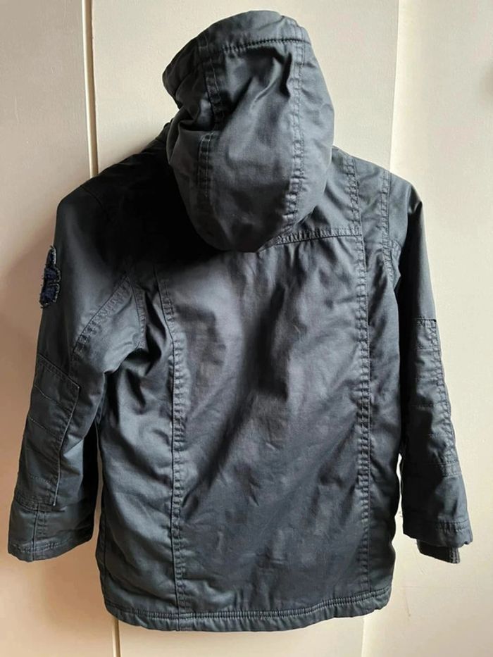 Manteau bleu marine Verbaudet 8 ans - photo numéro 3