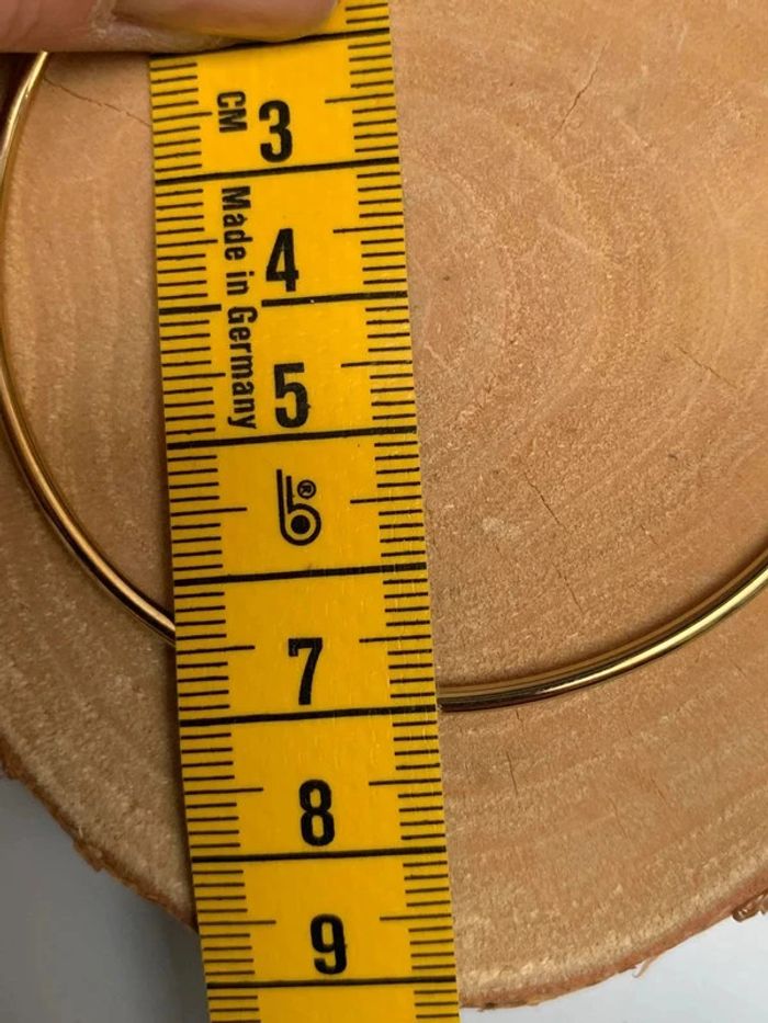 Boucles d'oreilles créole acier - photo numéro 2