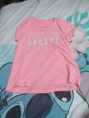 Tee-shirt gémo fuchsia 12ans
