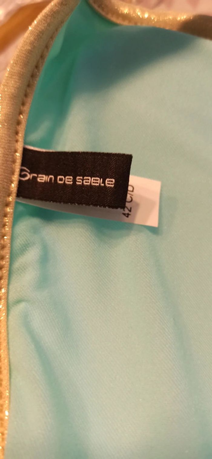 Maillot de bain bikini grain de sable t42 - photo numéro 3