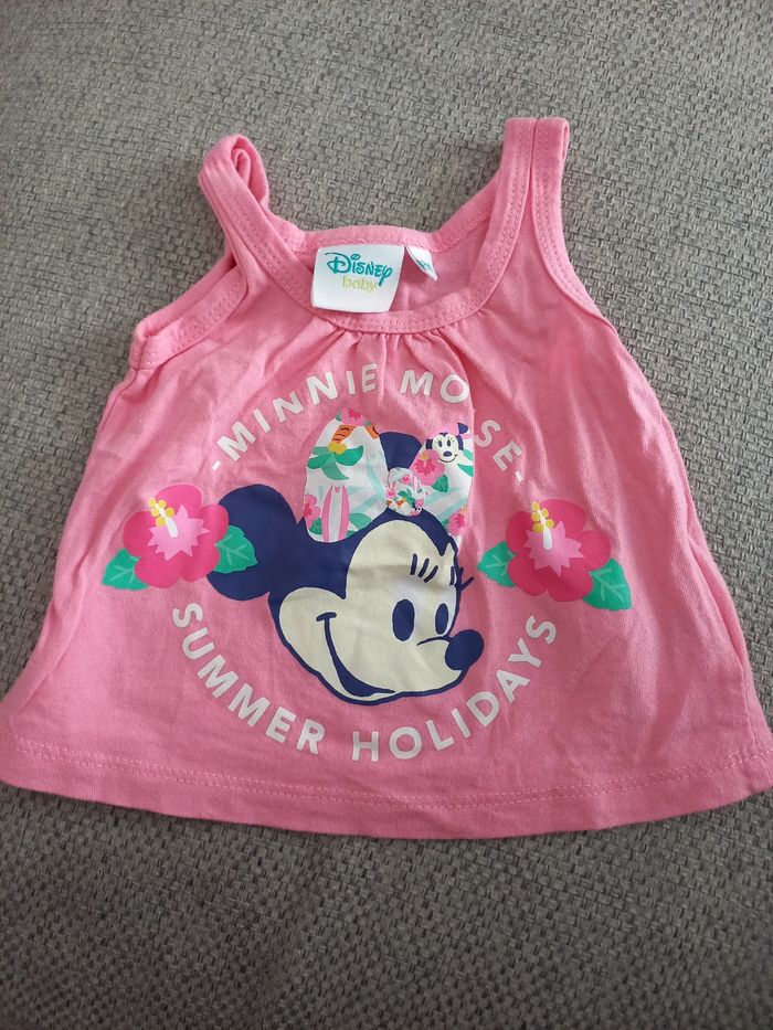 Tee-shirt sans manches disney 6 mois
