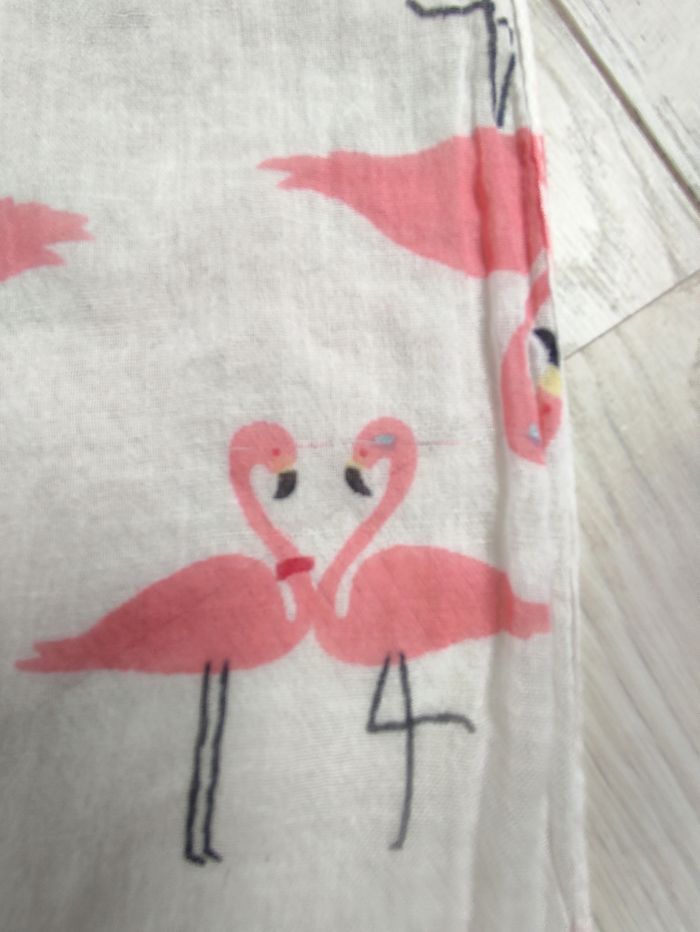 Foulard flamants roses 50x50 cm - photo numéro 3