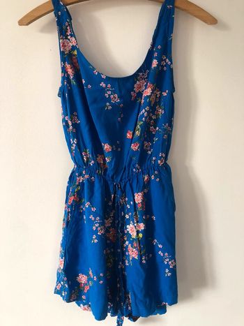 Combi short vintage fleuri
