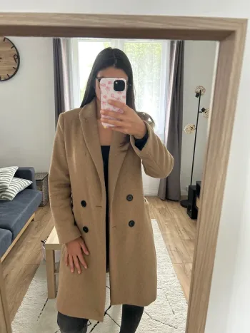 Manteau camel long