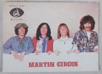 Carte de collection Martin Circus 7 x 5 cm
