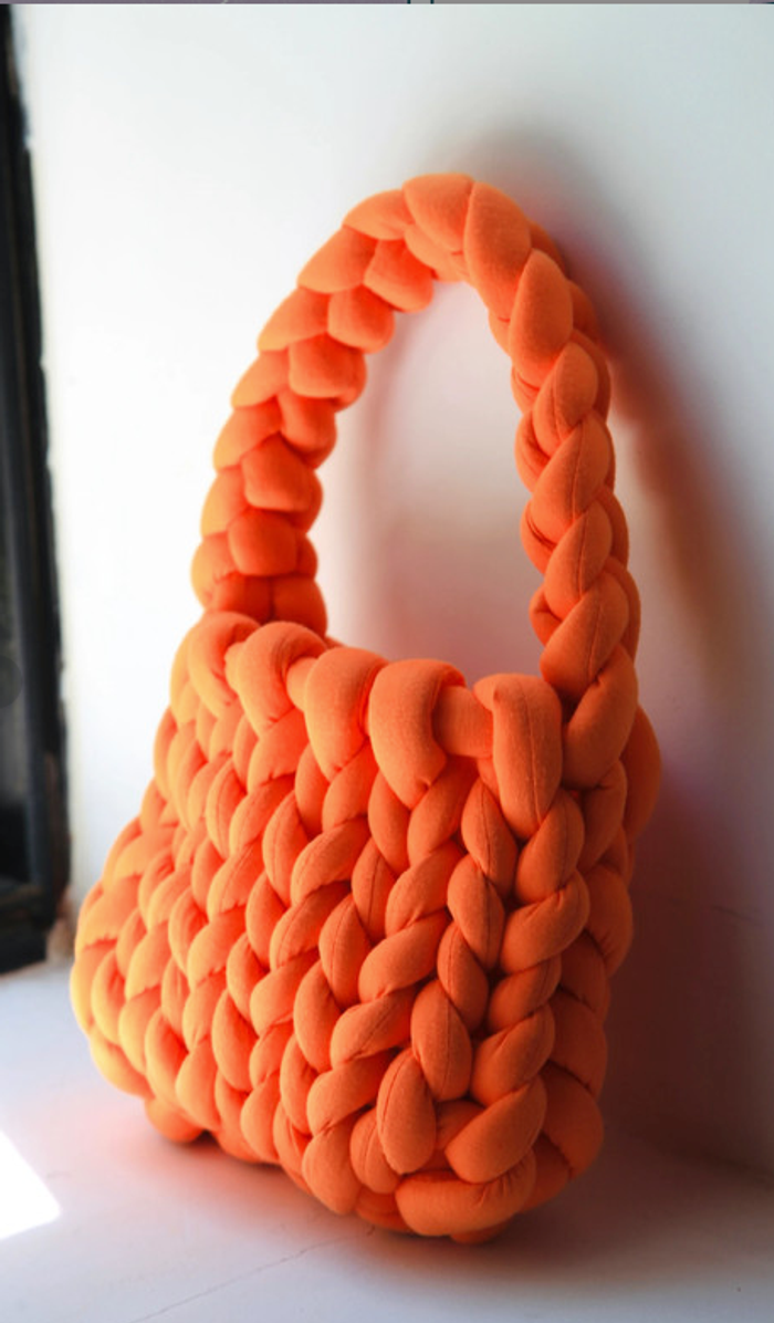 Sac en crochet grande mailles - photo numéro 2