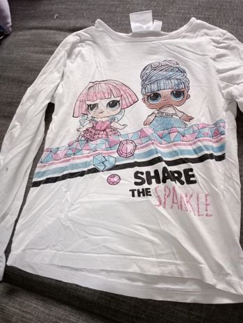 Tee shirt poupée lol 10ans