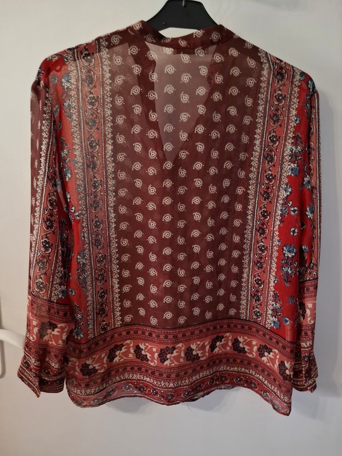 Chemise mango oversize taille 34/36 Étiquette xs mesure dans l'annonce - photo numéro 6