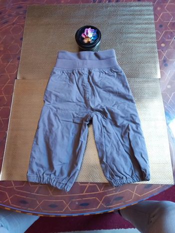 Joli jegging fille couleur terre