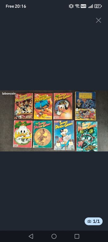 PETIT LOT SYMPA 8 PICSOU GÉANTS