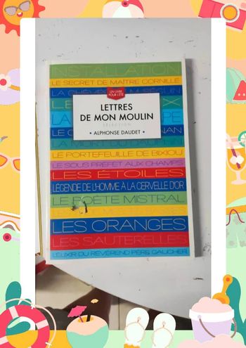 Livre lettres de mon moulin Alphonse Daudet