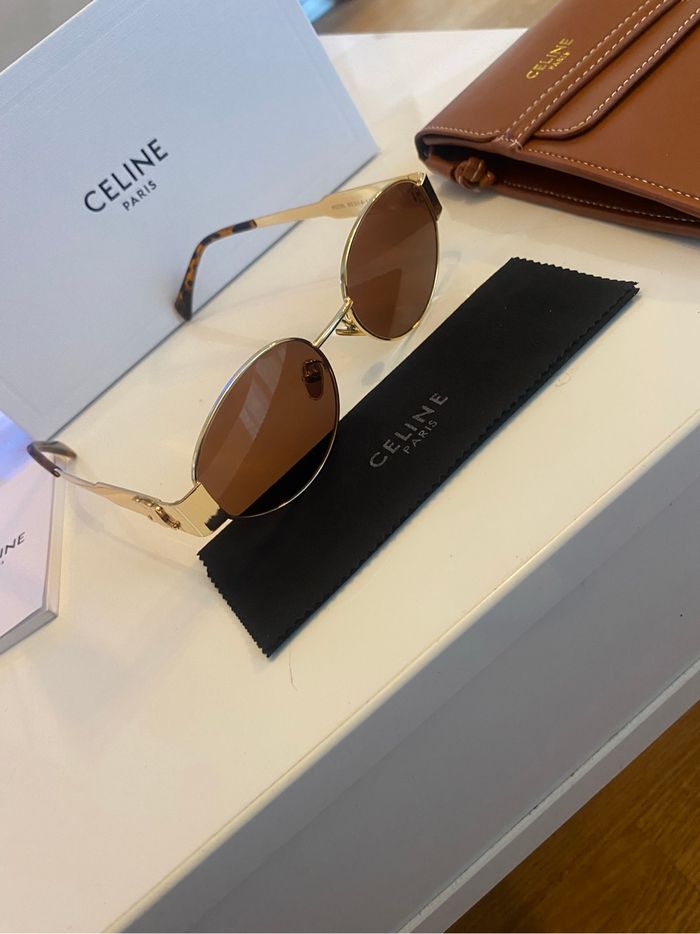 Lunettes de Soleil Celine triomphe verre marron - photo numéro 3