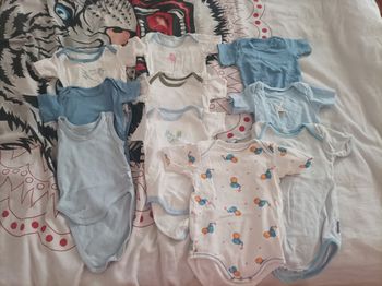 Lot de bodys manches courtes 3mois