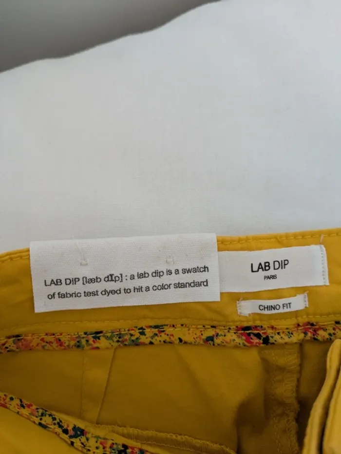 Pantalon neuf jaune - Lab Dip - taille 24 (FR34) - photo numéro 4