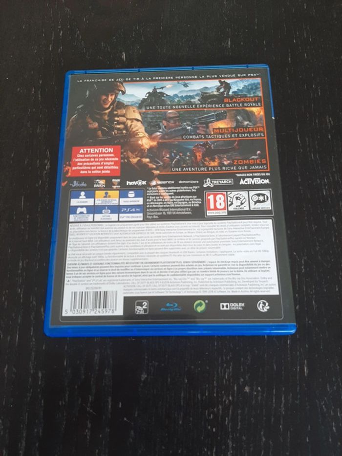Jeu ps4 Black ops4 - photo numéro 2
