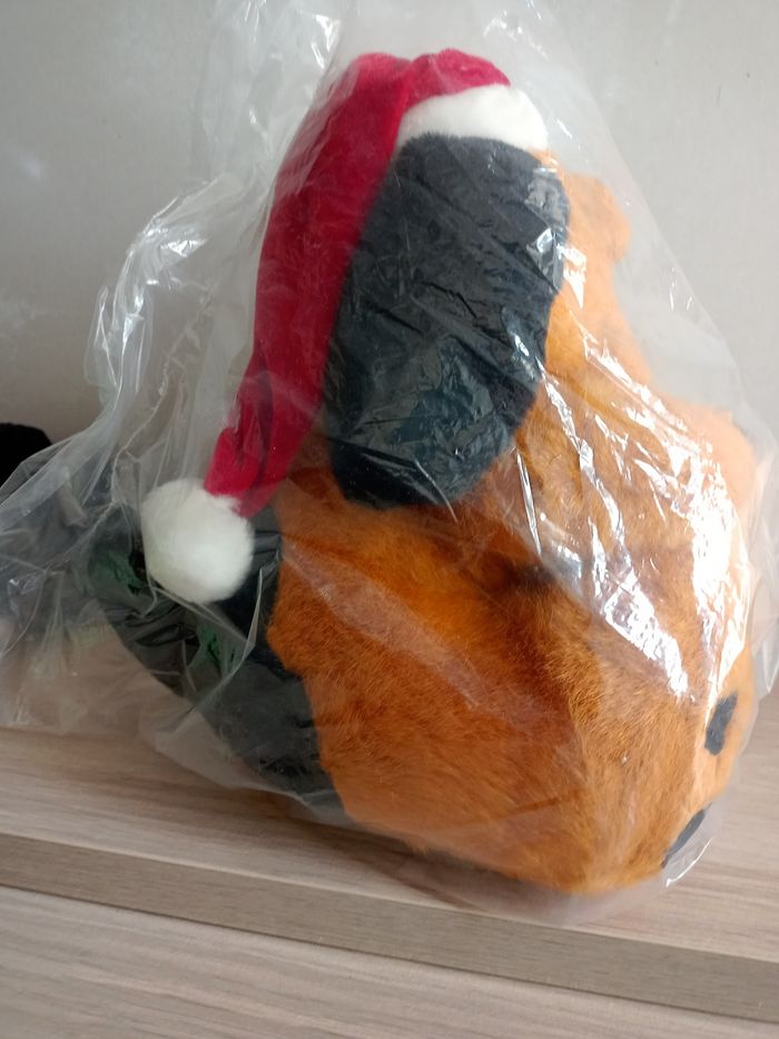 Chien en peluche Noël neuf - photo numéro 2