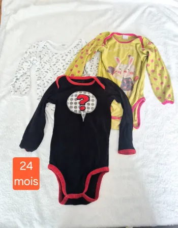 Lot 3 bodies 24 mois