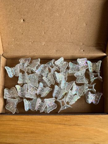 Mini pinces à cheveux en forme de papillons