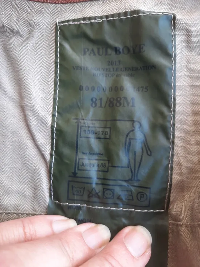 Veste militaire manches longues avec capuche taille M - photo numéro 9