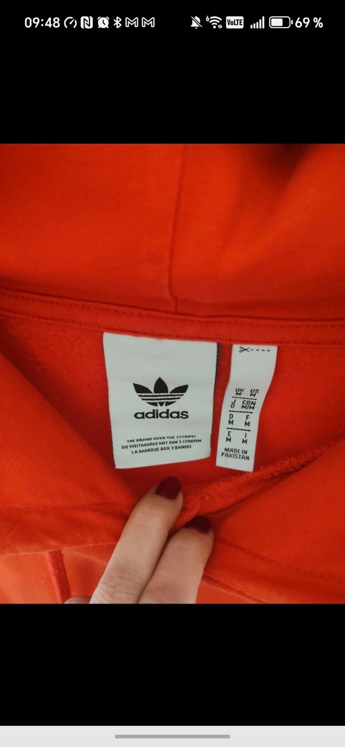 sweat homme adidas adicolor taille m - photo numéro 3