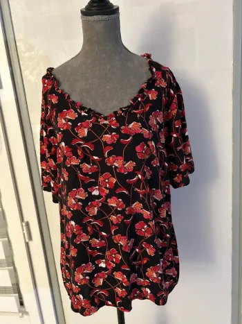 Chemise noir et rouge