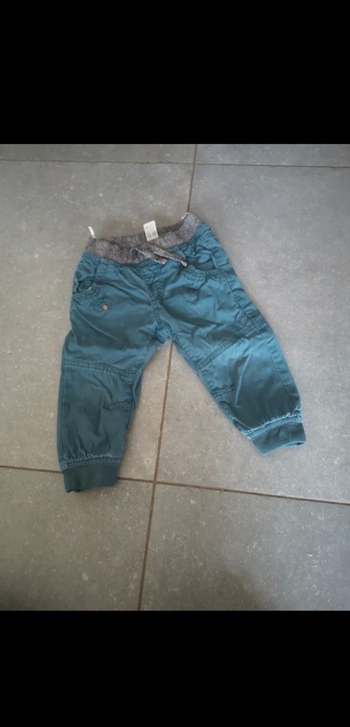 Pantalon bleu canard 18 mois